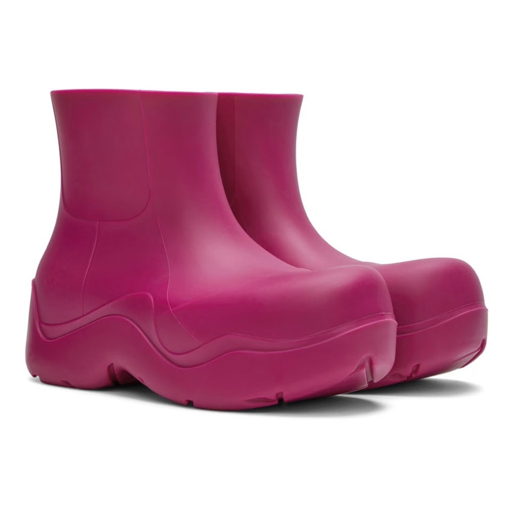 Bottega Veneta Pink Puddle Boots